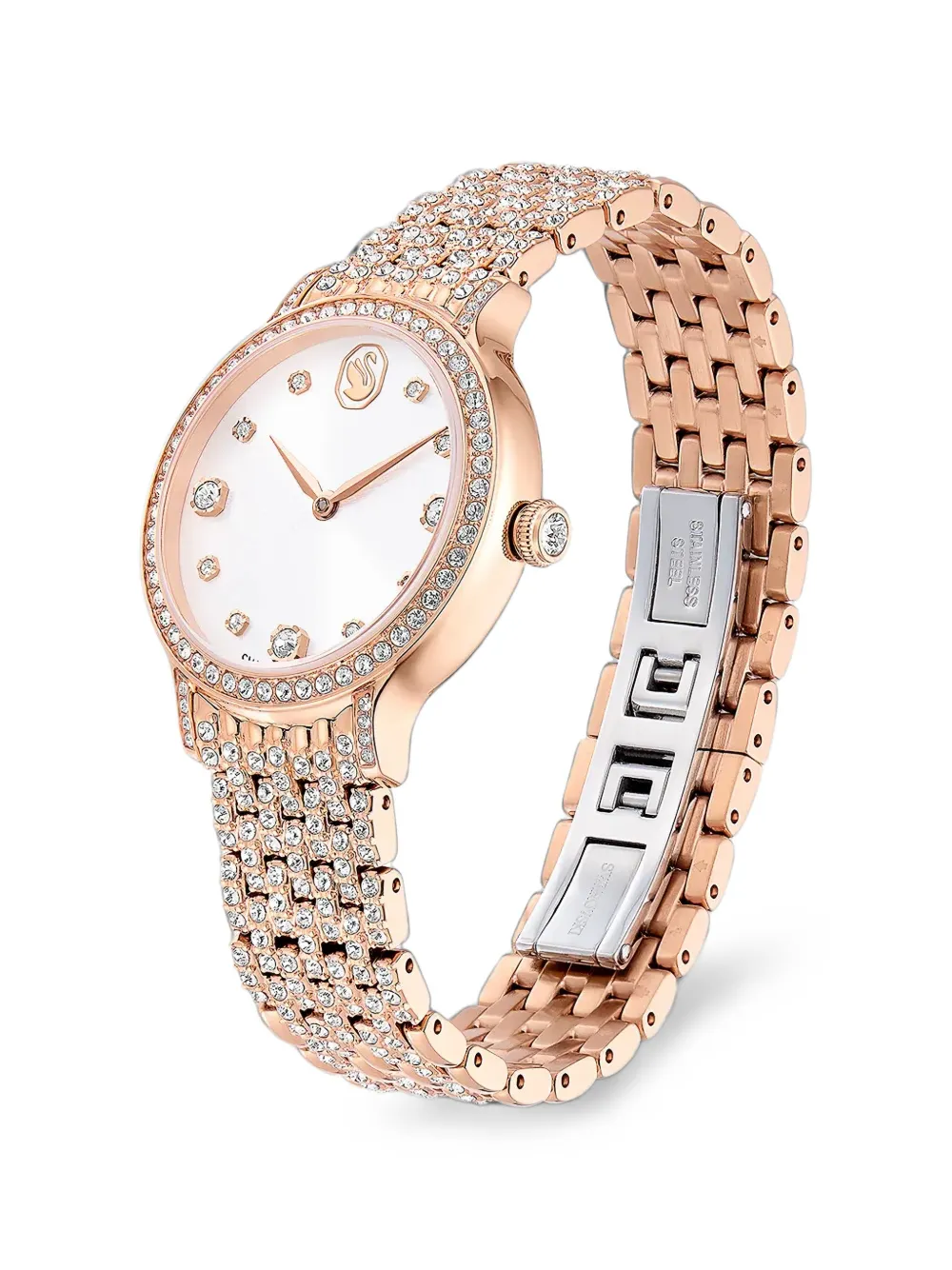 Swarovski Imber crystal bezel 30mm watch - Weiß