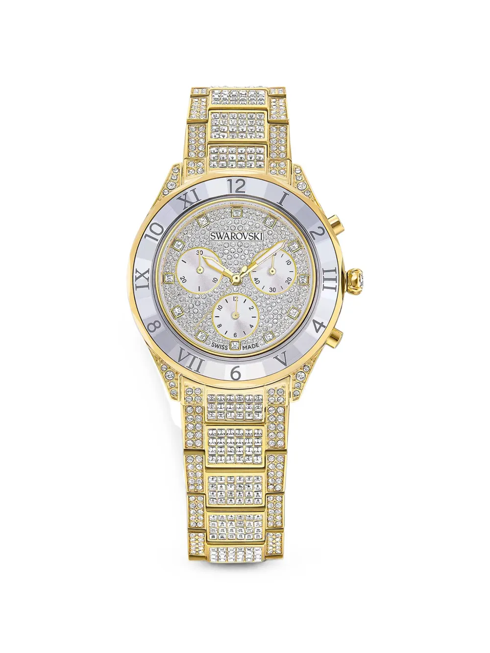 Swarovski Dextera Lux Chrono 40mm watch - Silber