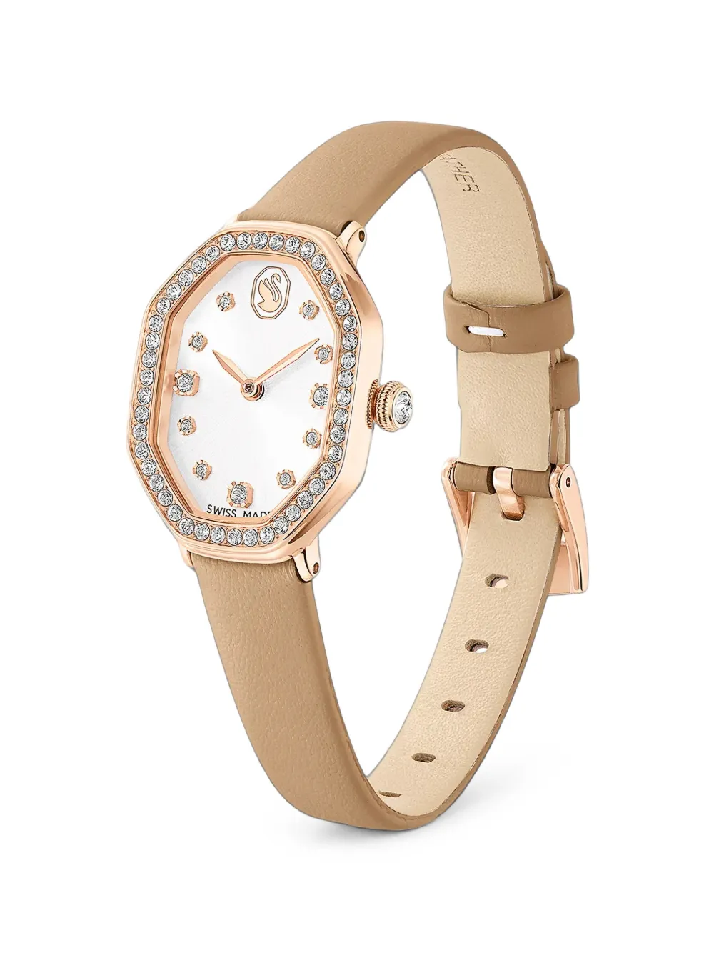 Swarovski Orologio Dextera 30mm con cristalli - Bianco
