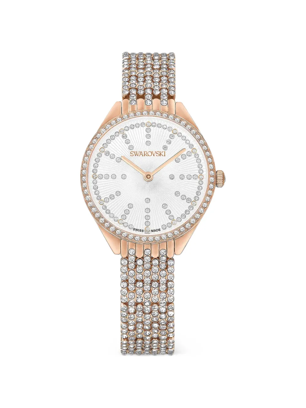 Swarovski Attract 30mm embellished watch · One Size