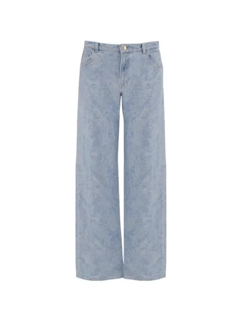 Just Cavalli jeans anchos con efecto lavado