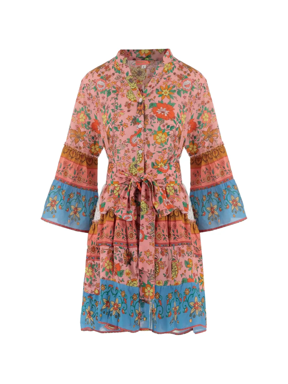 PEP'S floral-print ruffled dress - Pink