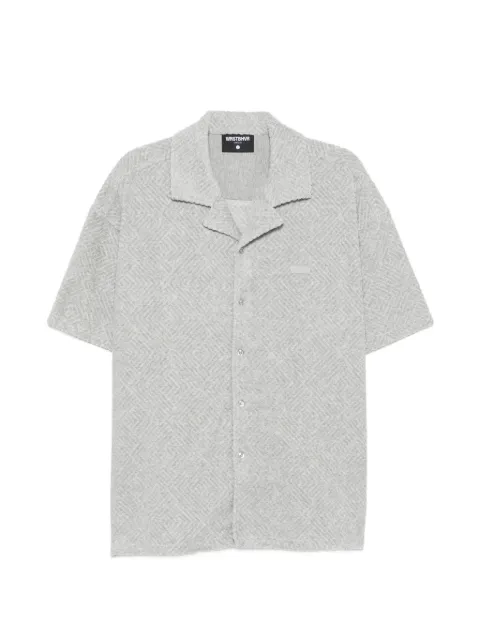 WRSTBHVR Fred geometric-patterned camp-collar shirt