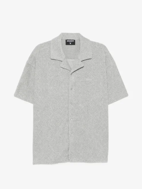 WRSTBHVR Fred geometric-patterned camp-collar shirt