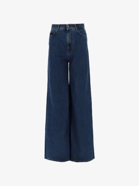 Max Mara five-pockets wide-leg jeans