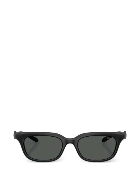 Diesel logo-plaque rectangle-frame sunglasses