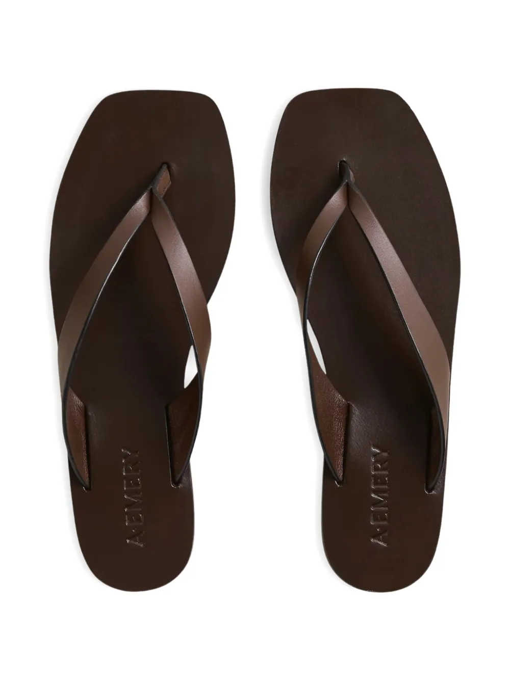 A.EMERY Kinto leather thong sandals Bruin