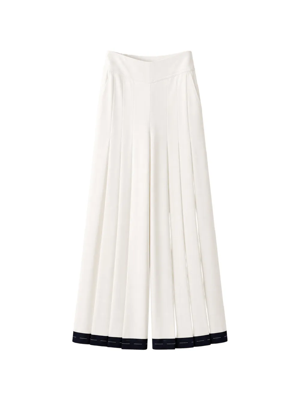 Edward Achour Paris pleated palazzo pants