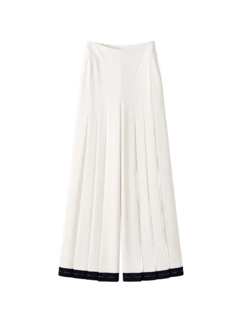 Edward Achour Paris pleated palazzo pants