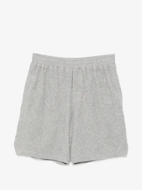 WRSTBHVR Fred V2 geometric-patterned terry-cloth shorts