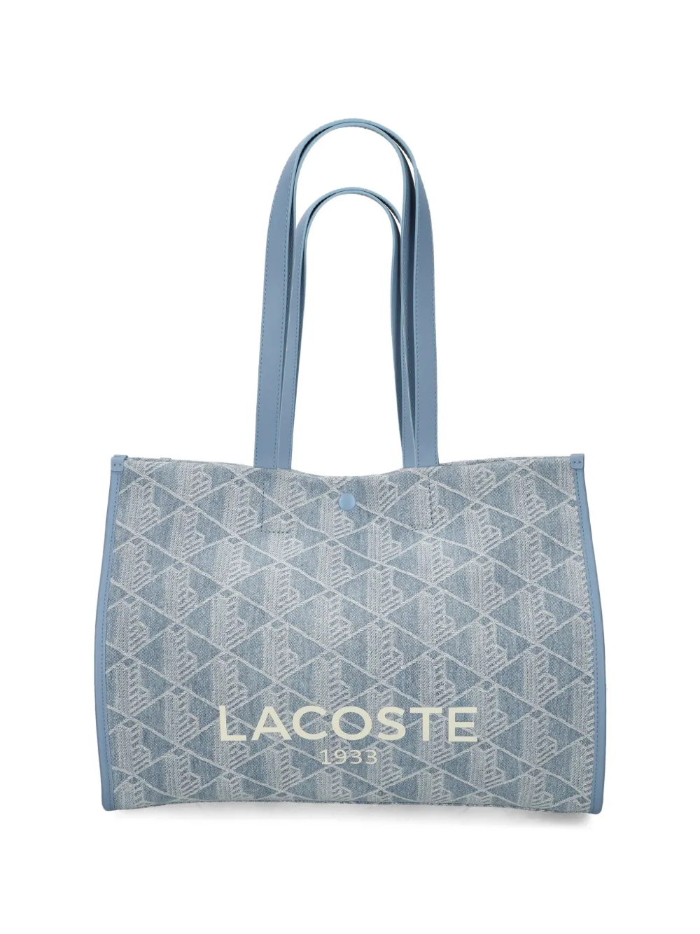 Lacoste large Heritage tote bag - Blau