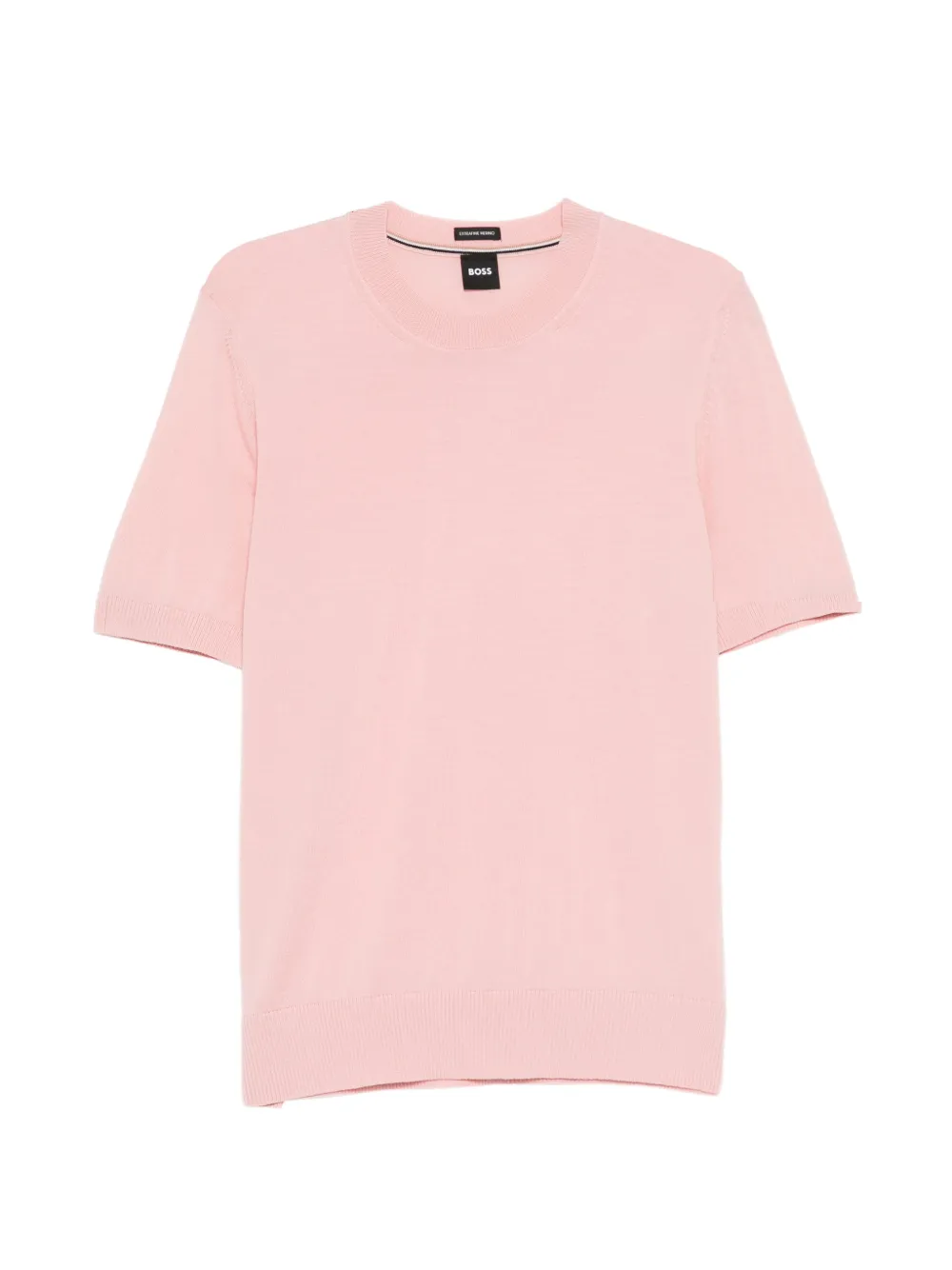 BOSS fine-knit wool top - Rosa