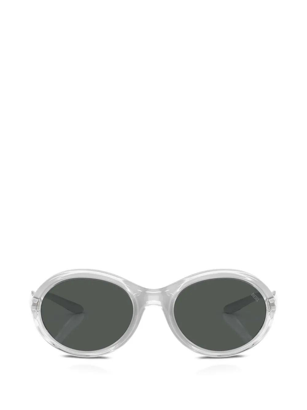 Diesel oval-frame sunglasses - Weiß