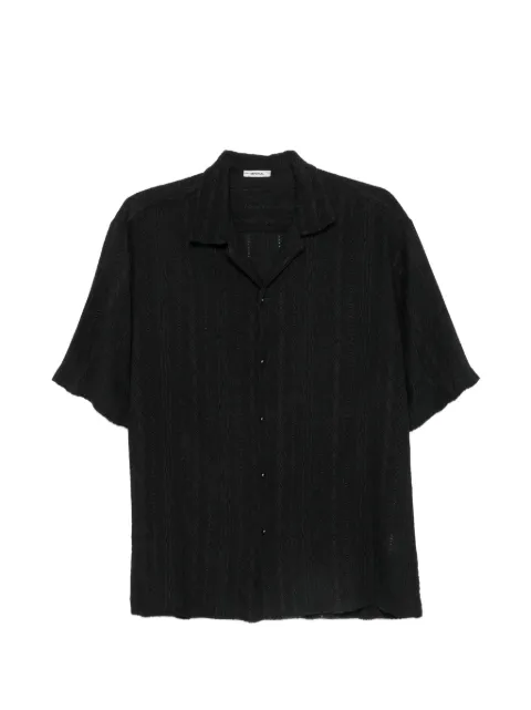 IMPERIAL pointelle-knit camp-collar shirt