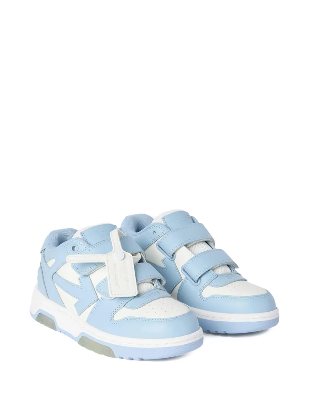 Off-White Kids Out Of Office touch-strap sneakers - Blu