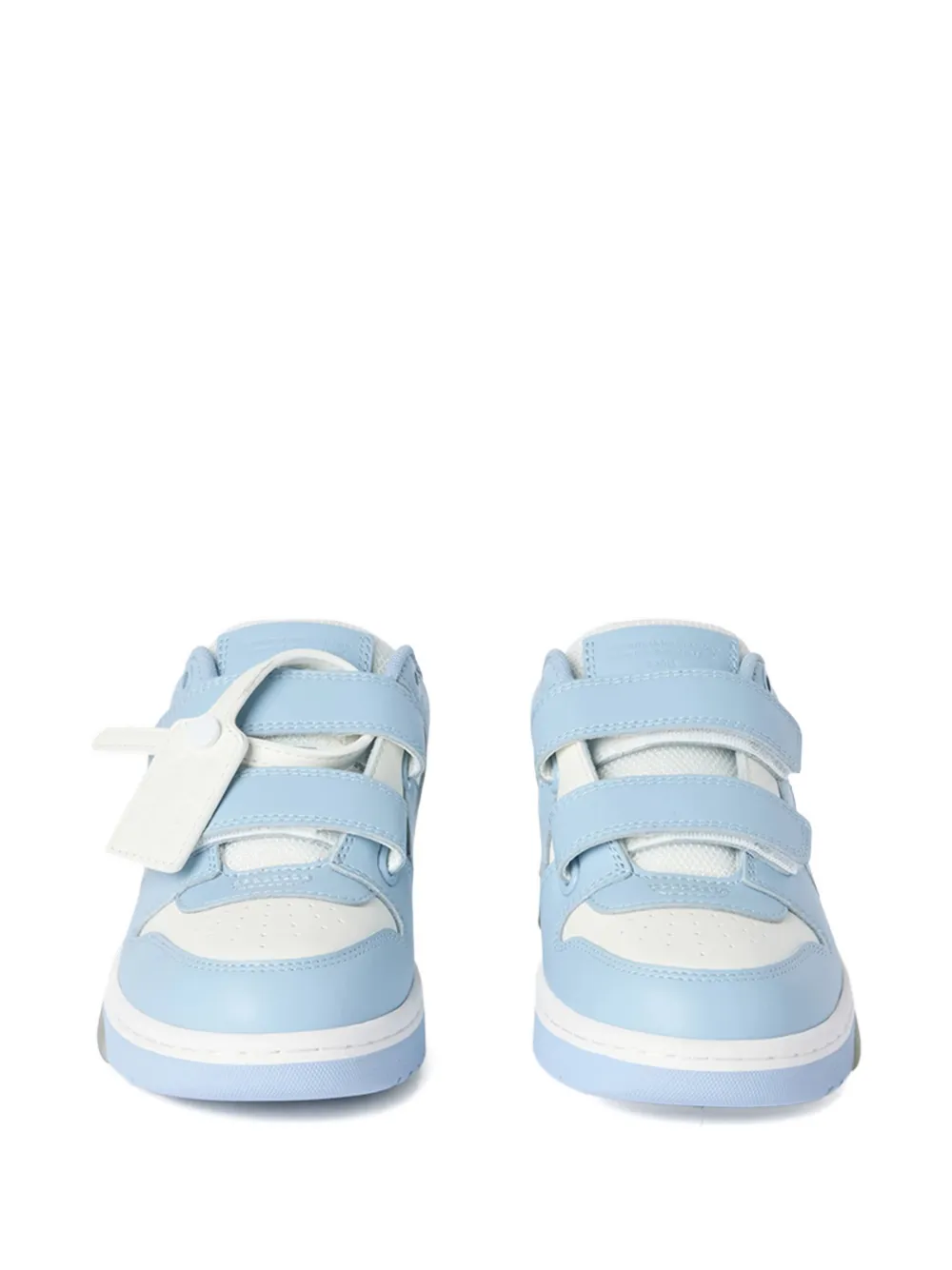 Off-White Kids Out Of Office touch-strap sneakers Blauw