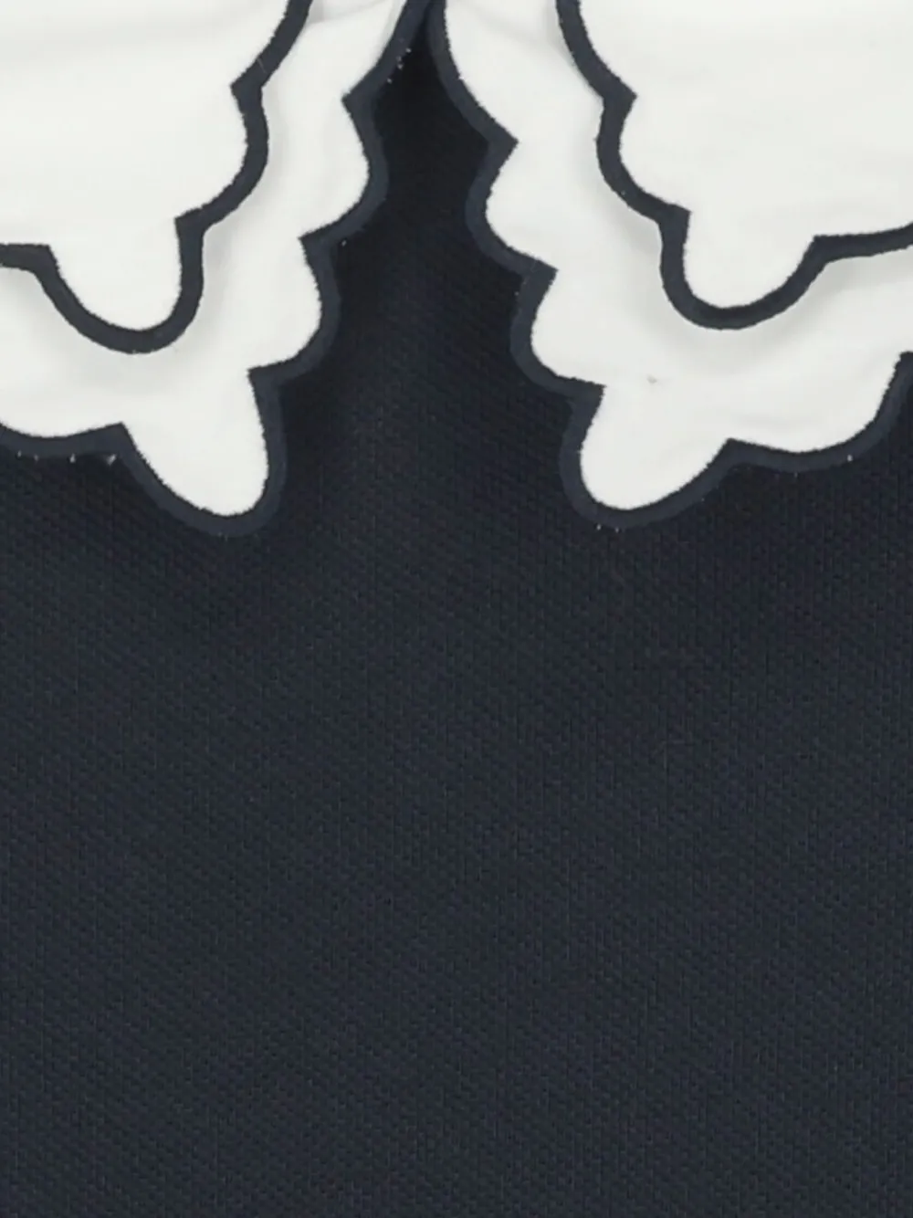 Patachou Geplooide jurk met korte mouwen Blauw