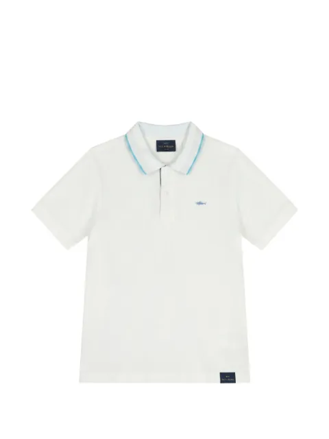 Paul & Shark Junior logo-embroidered polo shirt