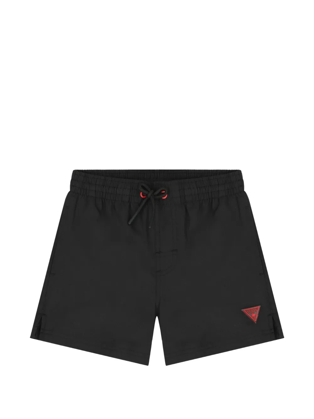 guess kids Costume da bagno con applicazione logo - Nero