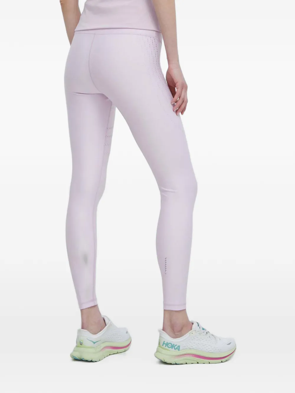 PUMA Legging met geperforeerd detail Paars