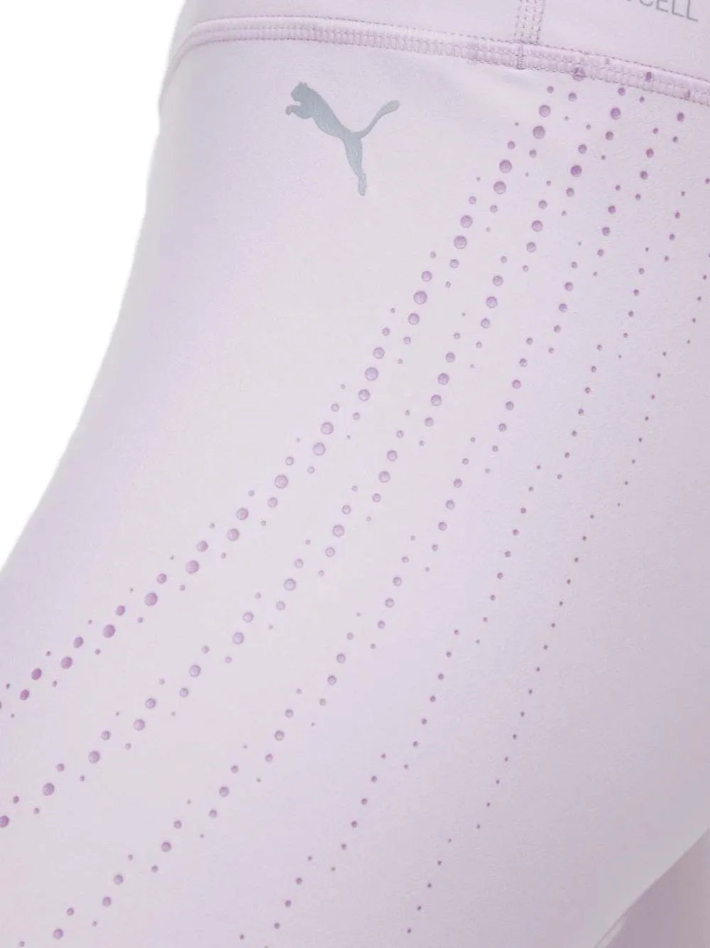 PUMA Legging met geperforeerd detail Paars
