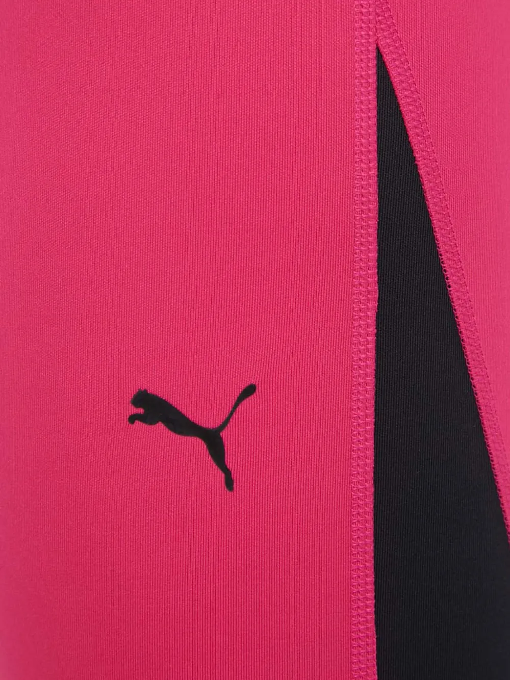 PUMA logo-print panelled leggings Roze