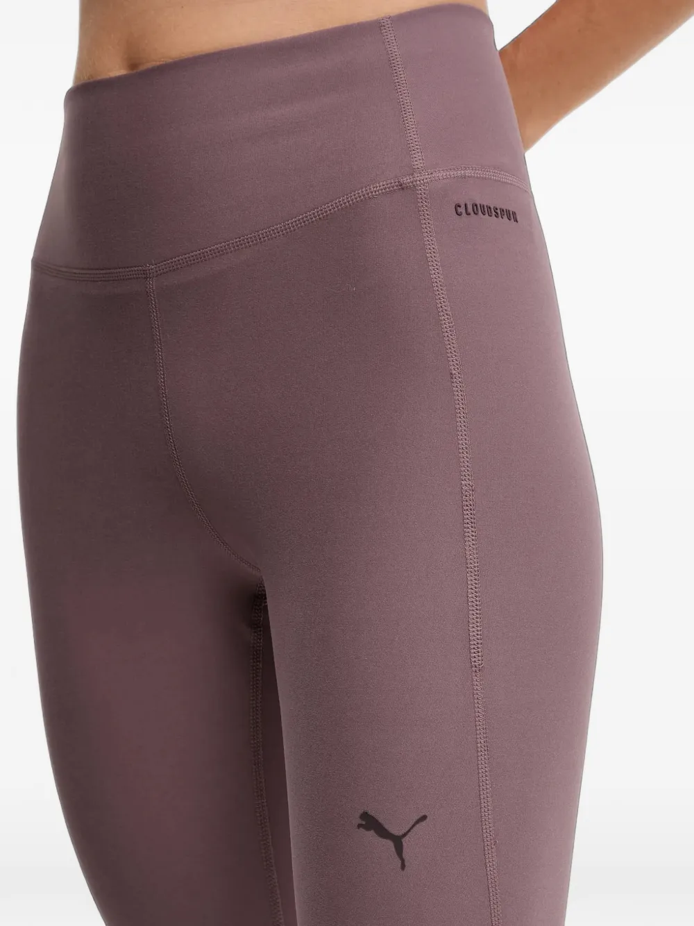 PUMA Cloudspun legging met logo-print Paars
