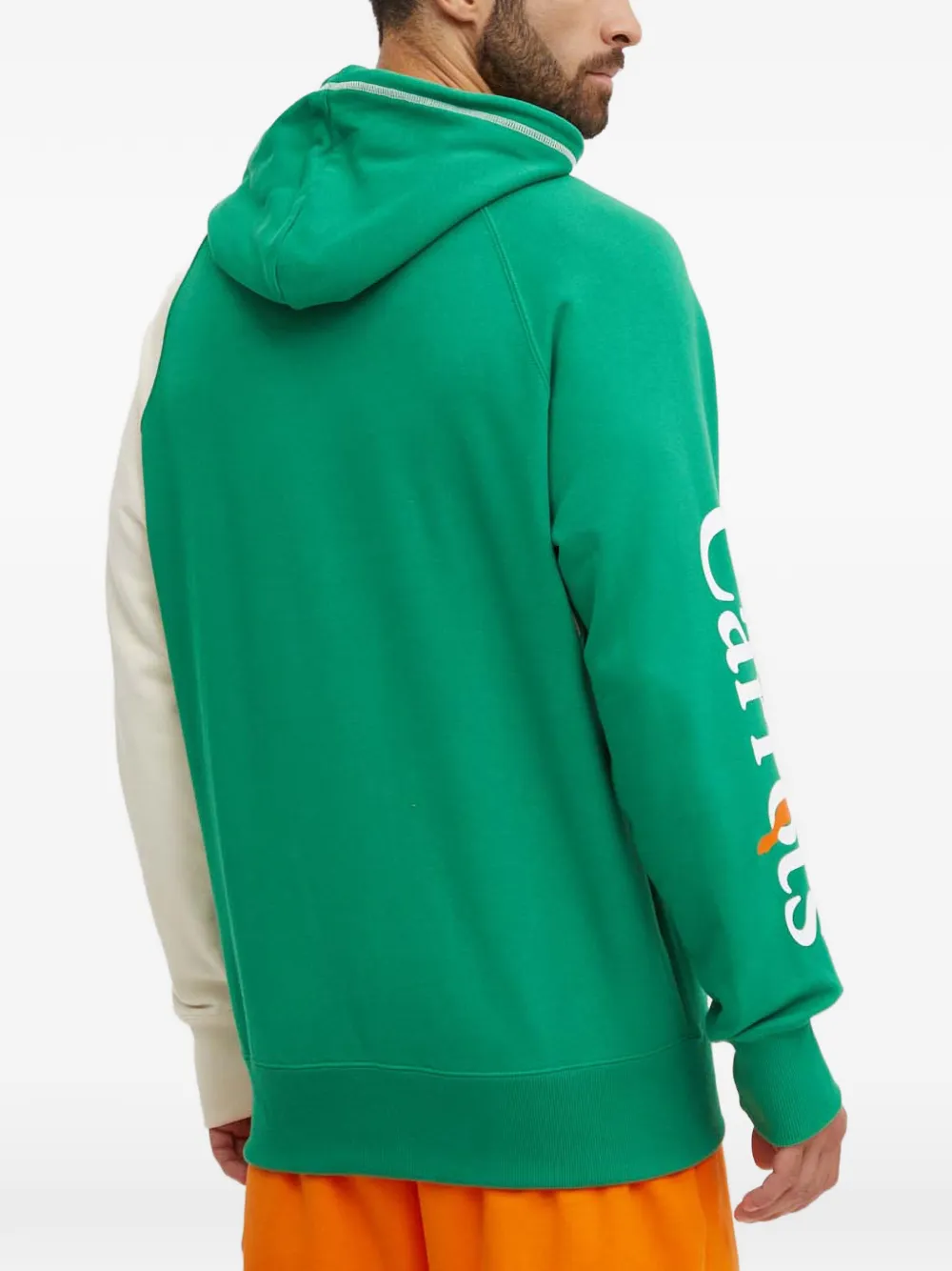 PUMA x Carrots hoodie met logo-print en colourblocking Groen