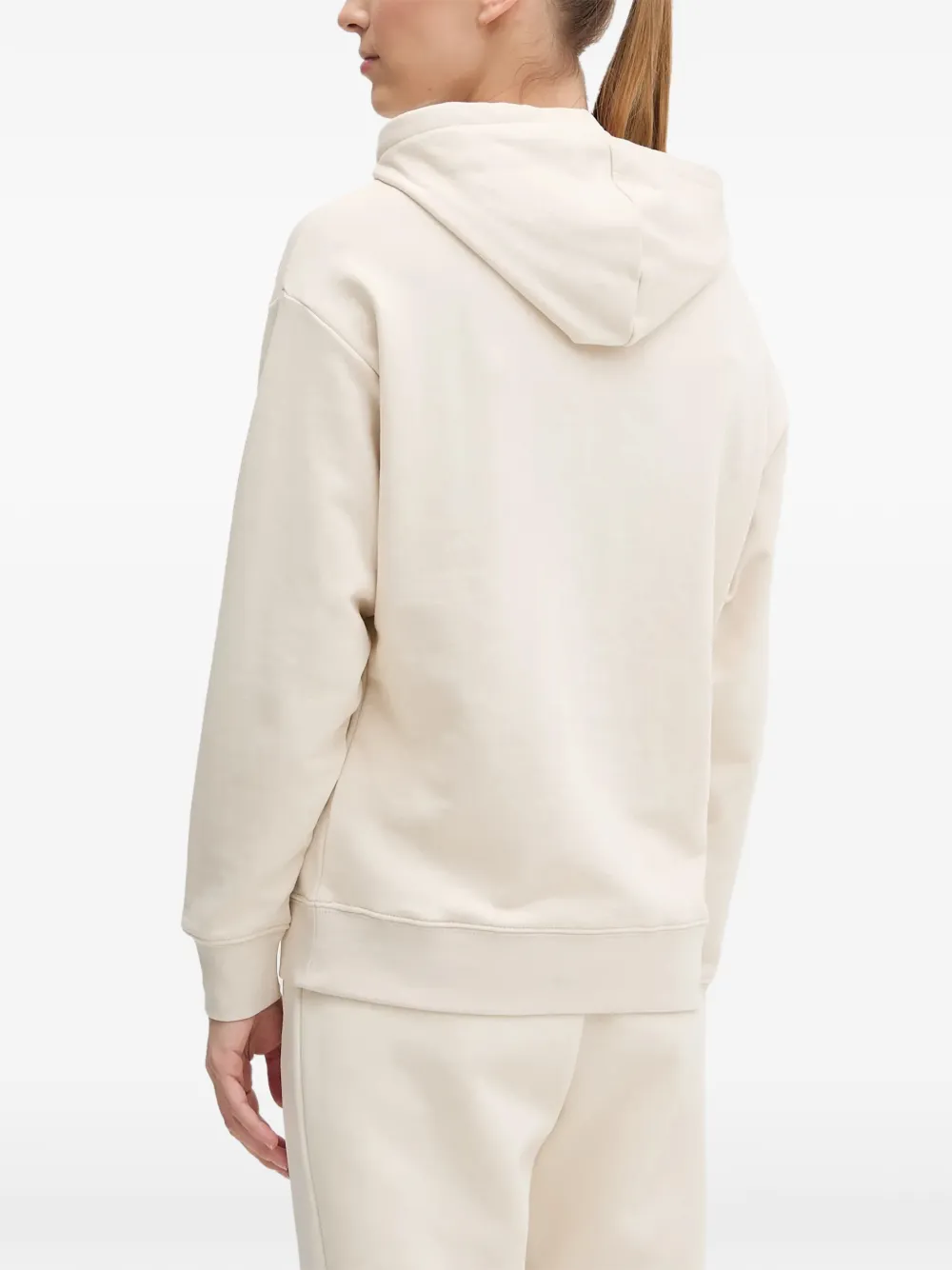 PUMA Hoodie met geborduurd logo Beige