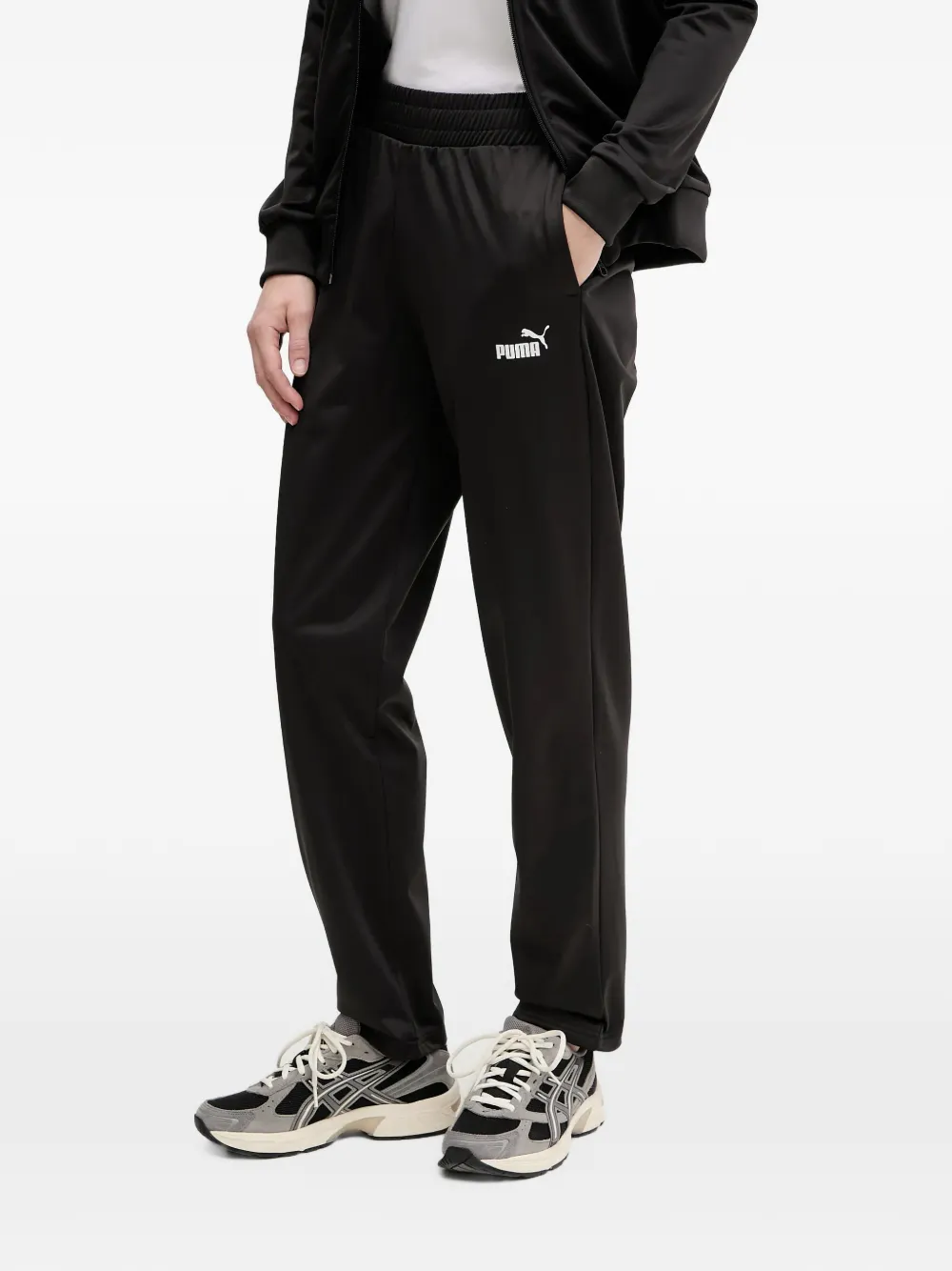 PUMA Poly logo-print tracksuit set Zwart