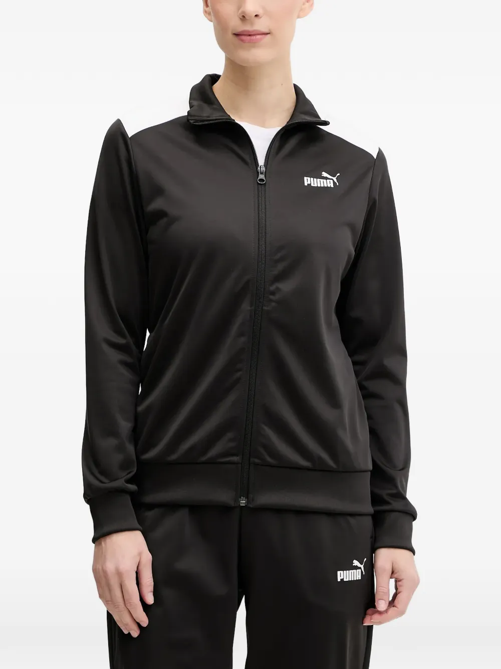 PUMA Poly logo-print tracksuit set - Schwarz