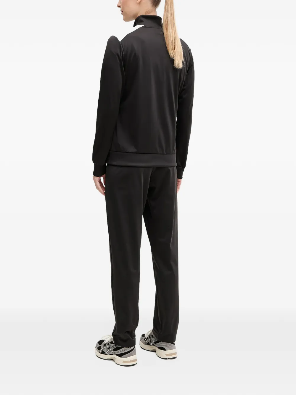 PUMA Poly logo-print tracksuit set Zwart