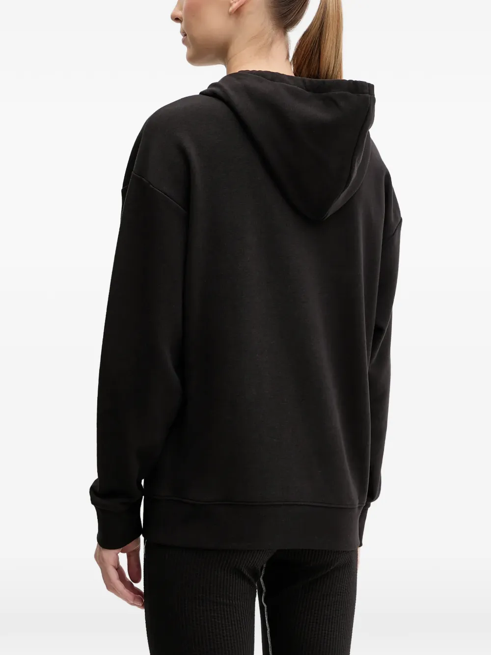 PUMA Essentials Script hoodie met trekkoord en geborduurd logo Zwart