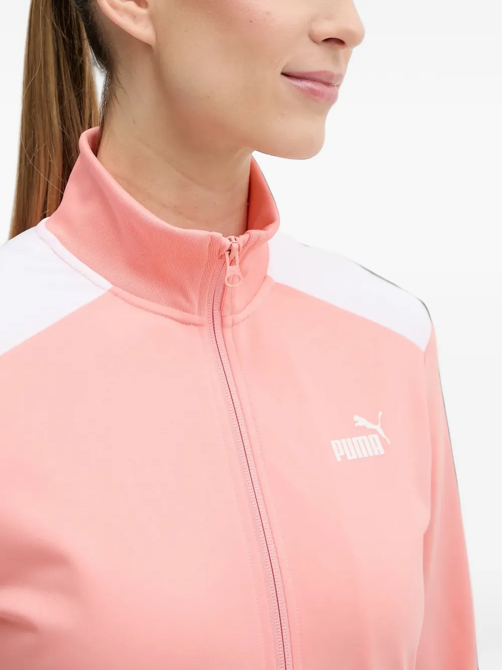 PUMA Poly logo-print tracksuit set Zwart