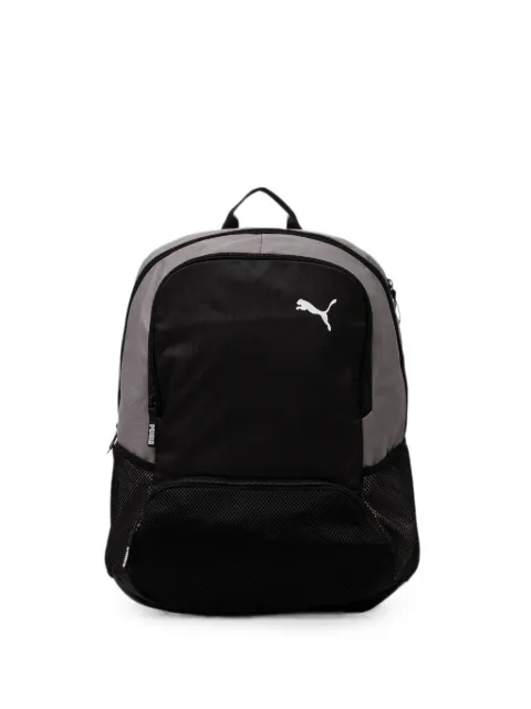 PUMA logo-print panelled backpack