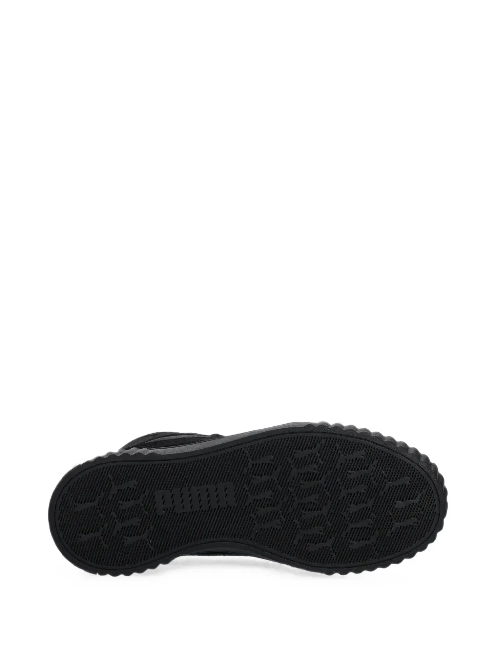 PUMA Carina 3.0 Mid WTR textured-finish high-top sneakers Zwart