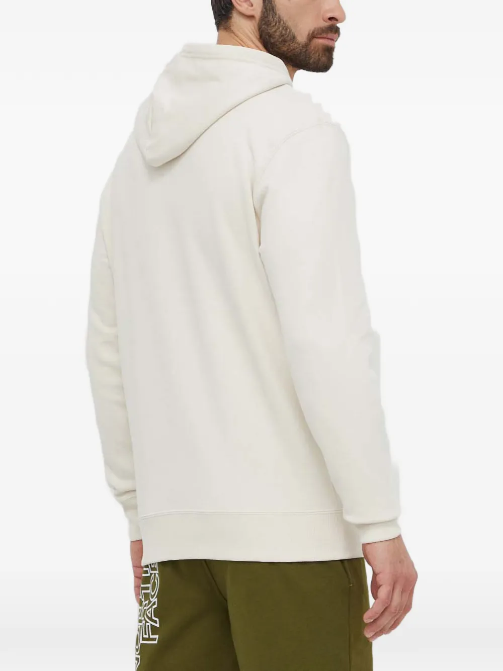 PUMA Hoodie met logoprint en trekkoord Beige