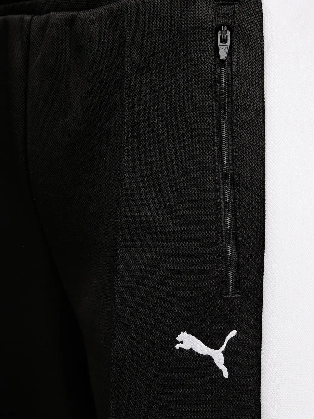 PUMA T7 trainingsbroek met zijstreep Zwart