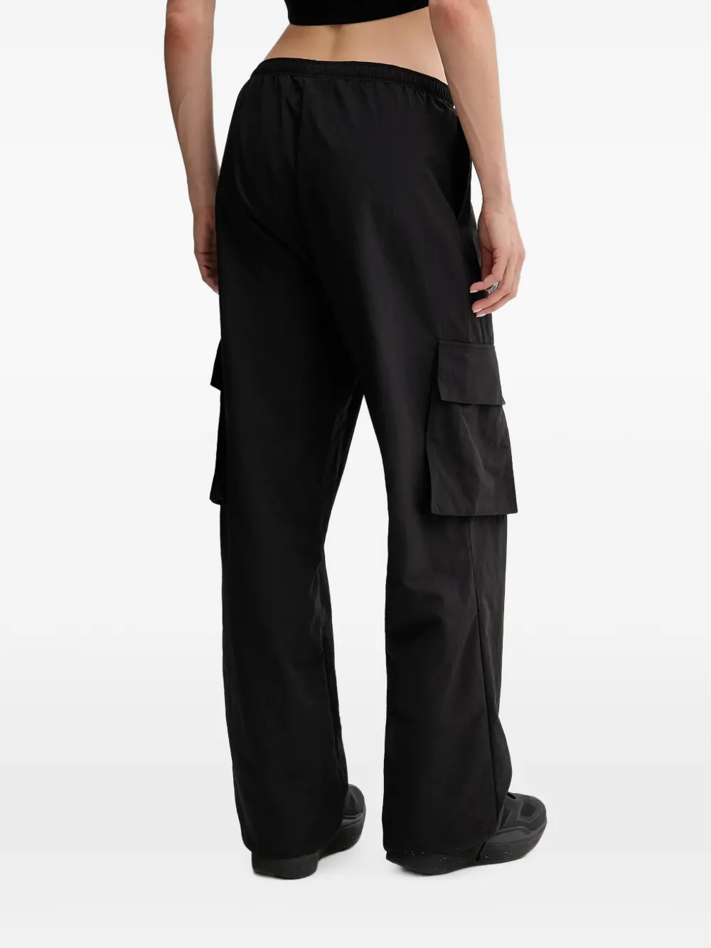 PUMA Trainingsbroek met geborduurd logo Zwart
