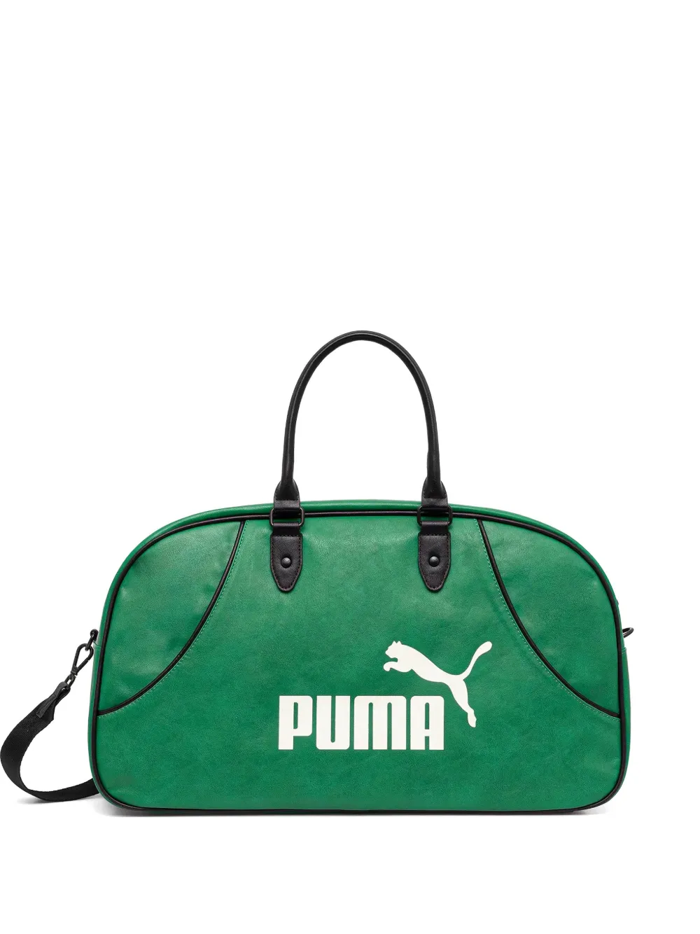 PUMA logo-print holdall bag - Verde