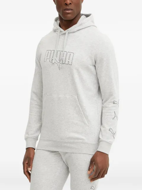PUMA logo-embroidered hoodie