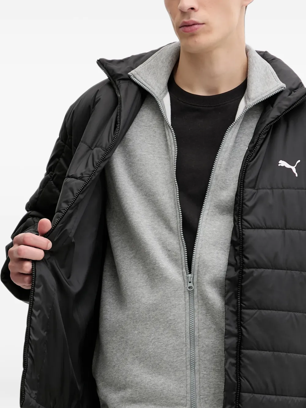 PUMA Essentials padded jacket Zwart