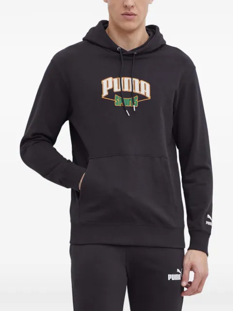 PUMA logo-print hoodie