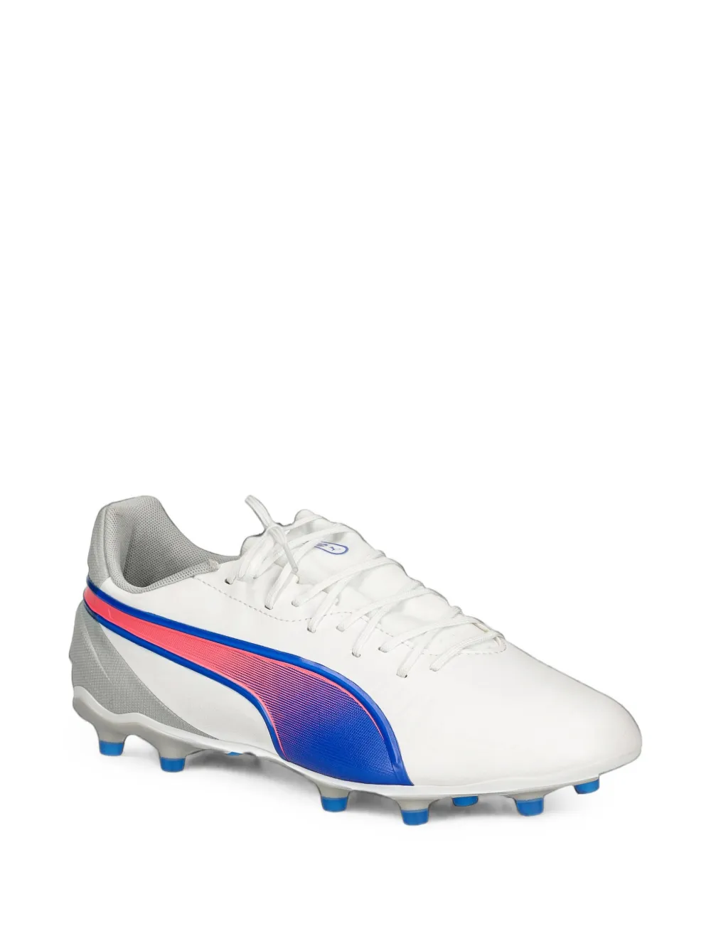 PUMA King logo-print sneakers Wit
