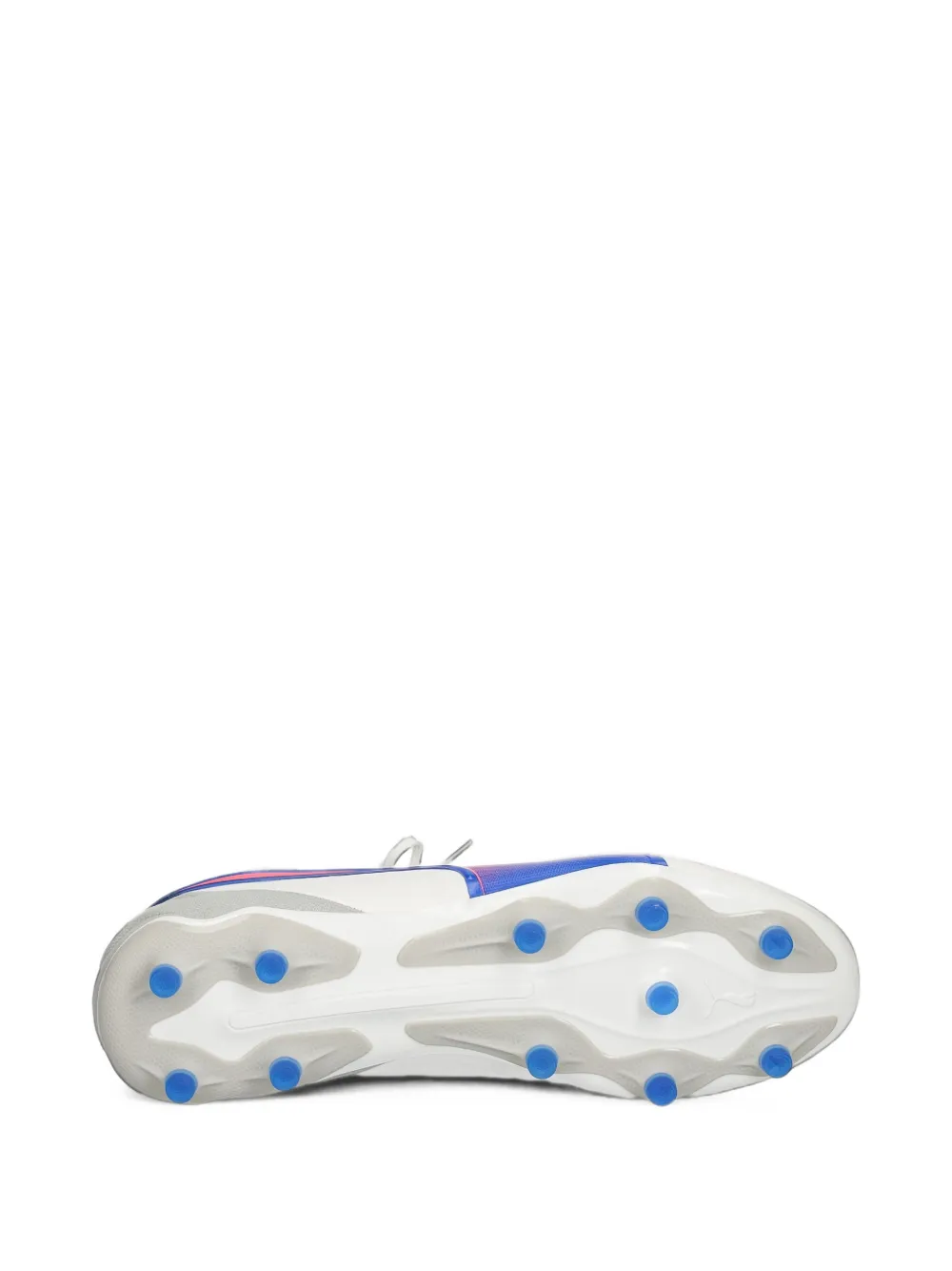 PUMA King logo-print sneakers Wit