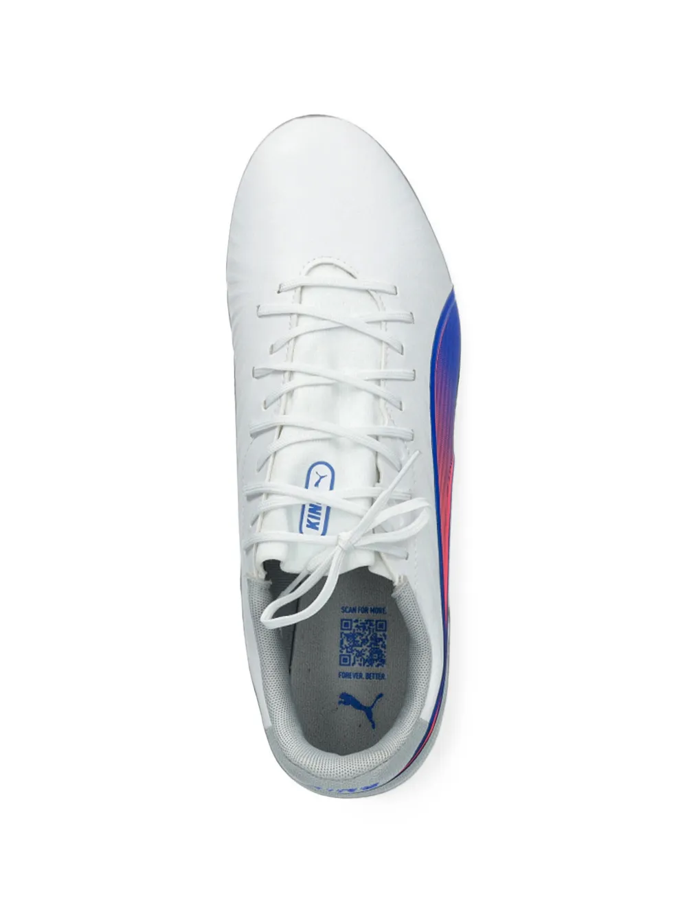 PUMA King logo-print sneakers Wit