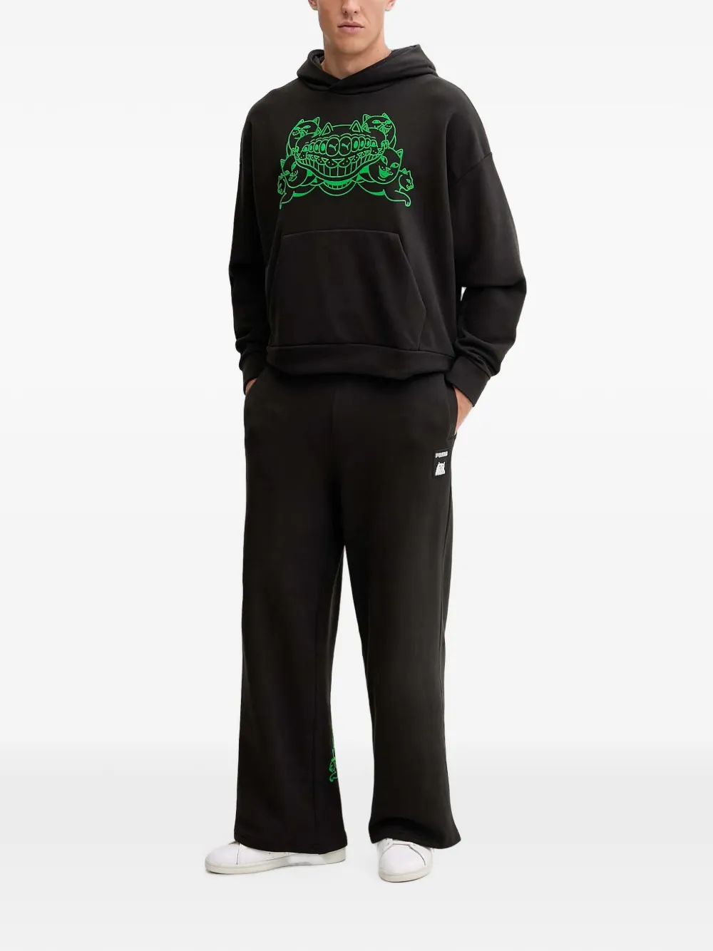PUMA x RIPNDIP hoodie met grafische print Zwart