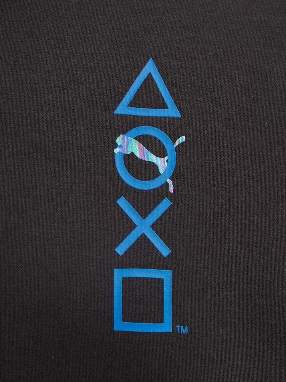 PUMA x Playstation graphic hoodie Zwart
