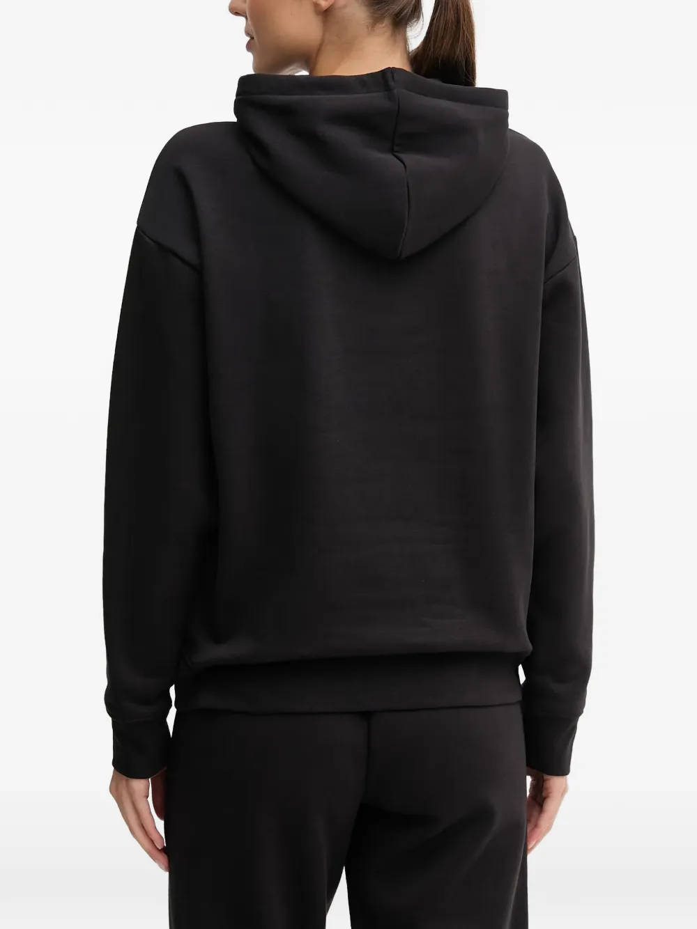 PUMA Hoodie met geborduurd logo Zwart