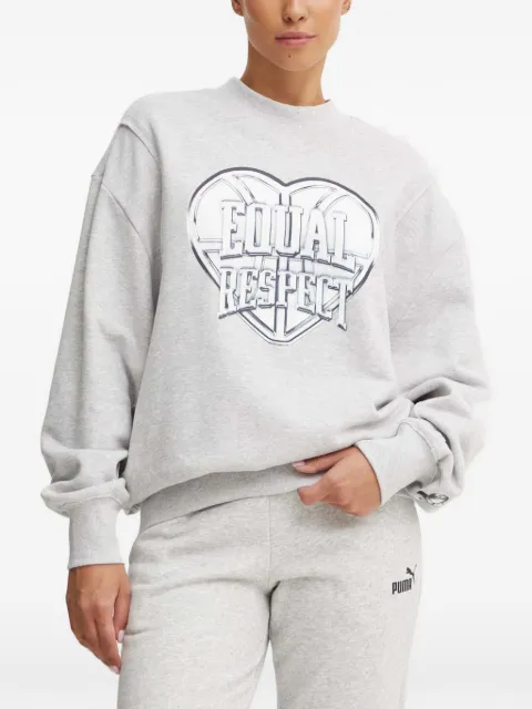 PUMA graphic-print drop-shoulder sweatshirt